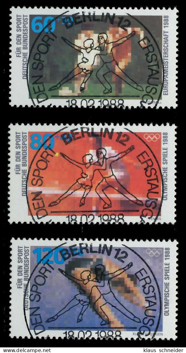 BRD 1988 Nr 1353-1355 ESST Zentrisch Gestempelt X851446 - Used Stamps