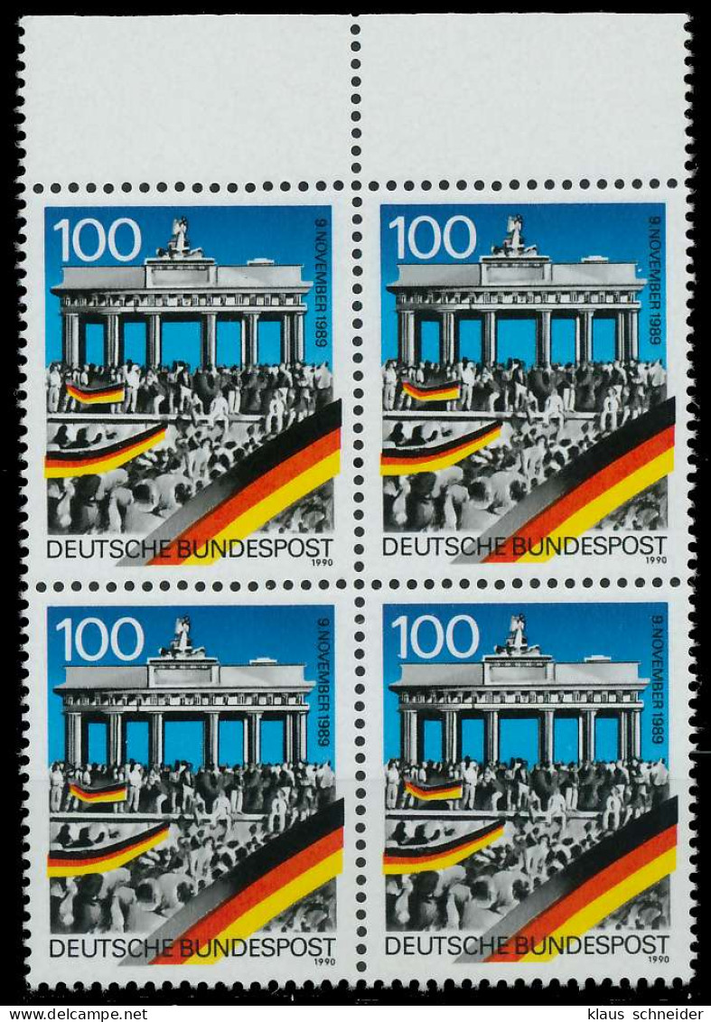 BRD 1990 Nr 1482I Postfrisch VIERERBLOCK ORA X85C1DE - Unused Stamps