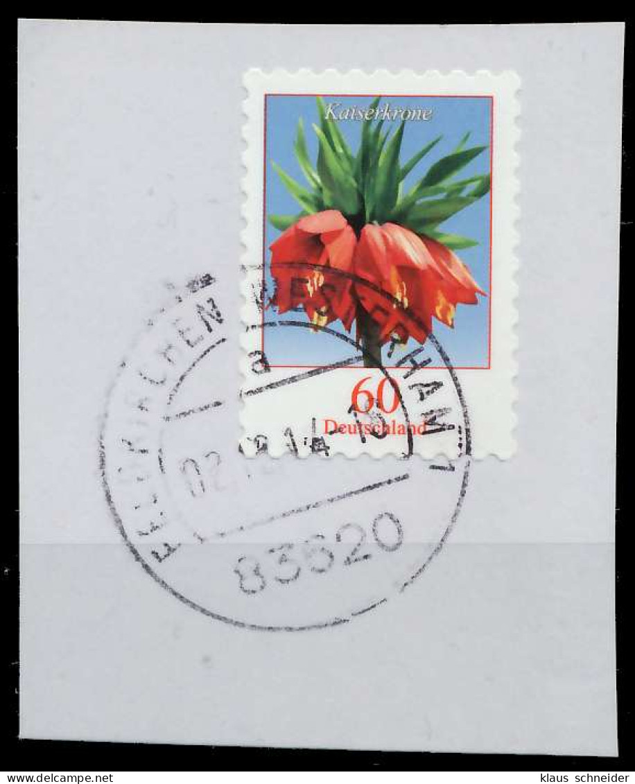 BRD DS BLUMEN Nr 3046 Zentrisch Gestempelt Briefstück X868BD6 - Oblitérés