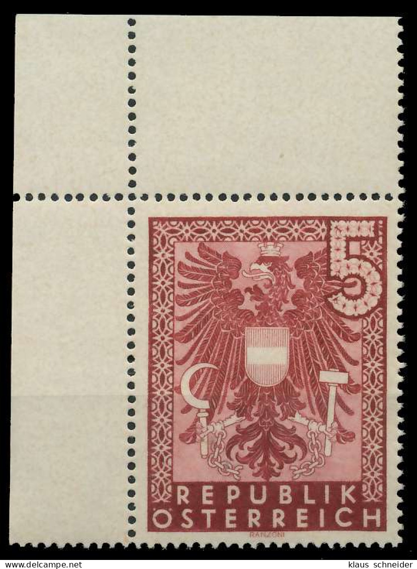 ÖSTERREICH 1945 Nr 719 Postfrisch ECKE-OLI X8A1A0E - Neufs