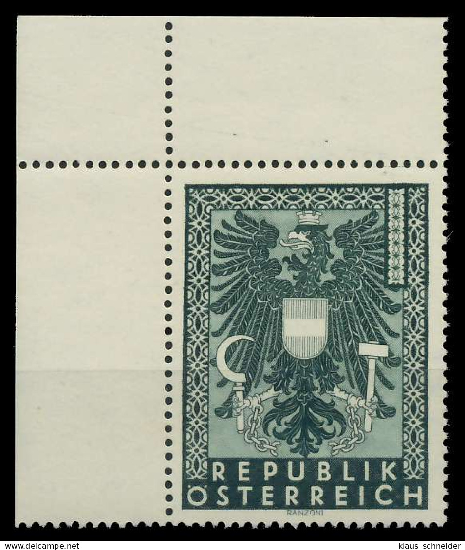 ÖSTERREICH 1945 Nr 716 Postfrisch ECKE-OLI X8A1A7A - Unused Stamps