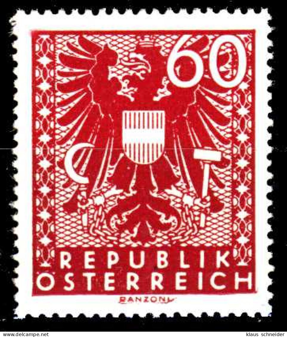 ÖSTERREICH 1945 Nr 714 Postfrisch S8CC476 - Unused Stamps