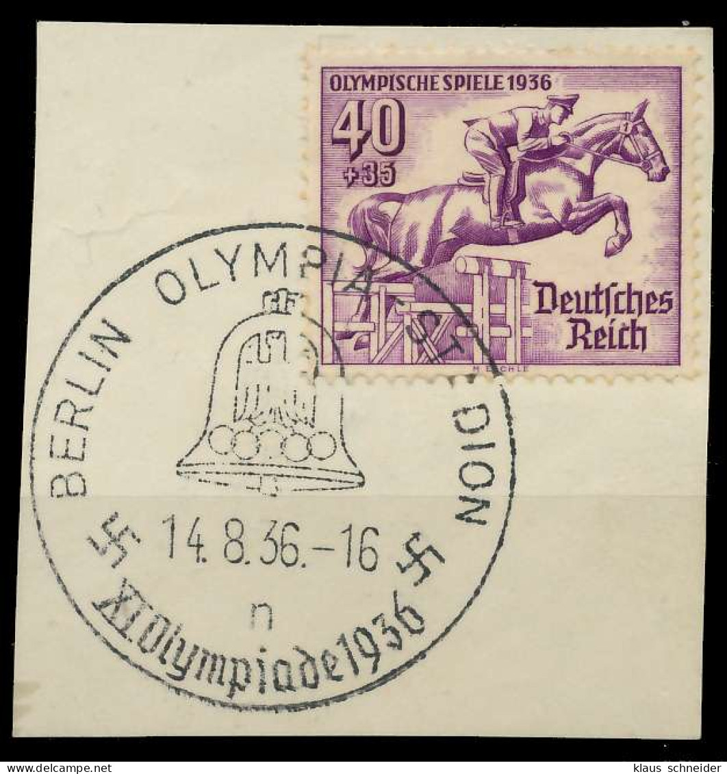 DEUTSCHES REICH 1936 Nr 616 Zentrisch Gestempelt Briefstück X8B01EA - Gebruikt