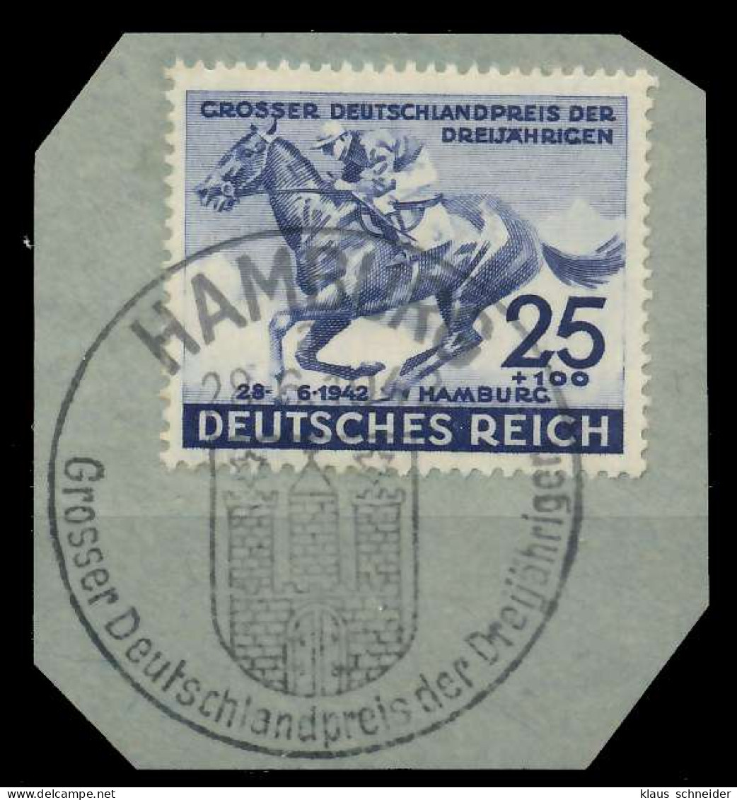 DEUTSCHES REICH 1942 Nr 814 Zentrisch Gestempelt Briefstück X8B0282 - Oblitérés