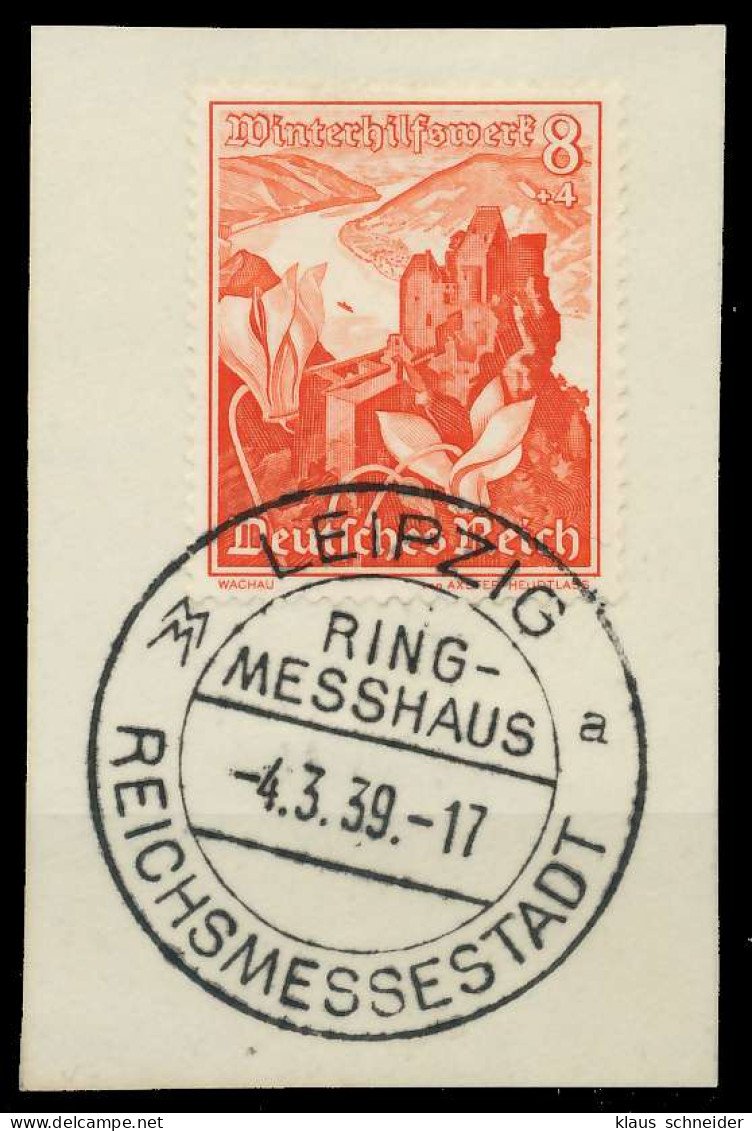DEUTSCHES REICH 1938 Nr 679 Zentrisch Gestempelt Briefstück X8B02B2 - Usados