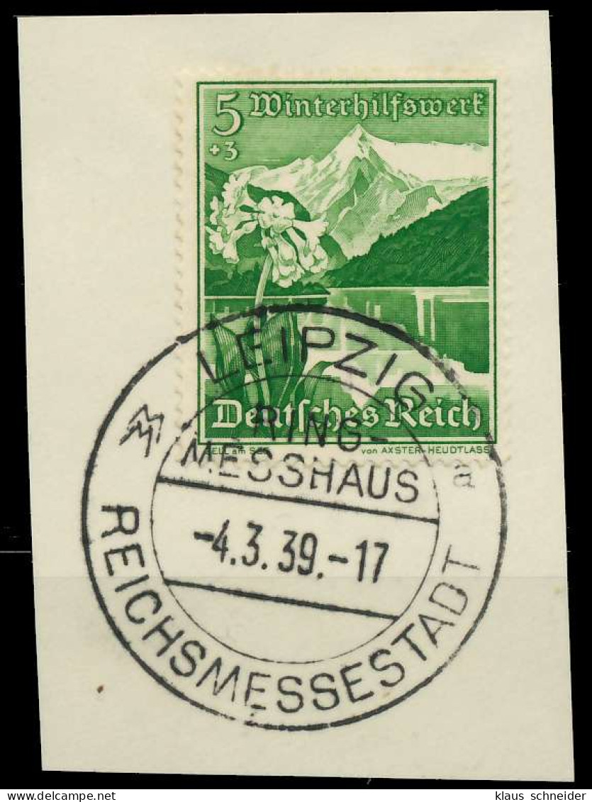DEUTSCHES REICH 1938 Nr 677 Zentrisch Gestempelt Briefstück X8B02E2 - Gebruikt