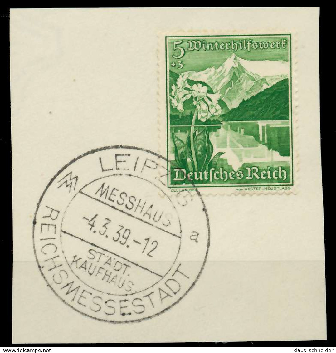 DEUTSCHES REICH 1938 Nr 677 Zentrisch Gestempelt Briefstück X8B02EA - Gebraucht