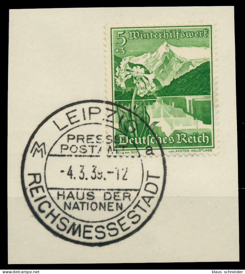 DEUTSCHES REICH 1938 Nr 677 Zentrisch Gestempelt Briefstück X8B02EE - Oblitérés
