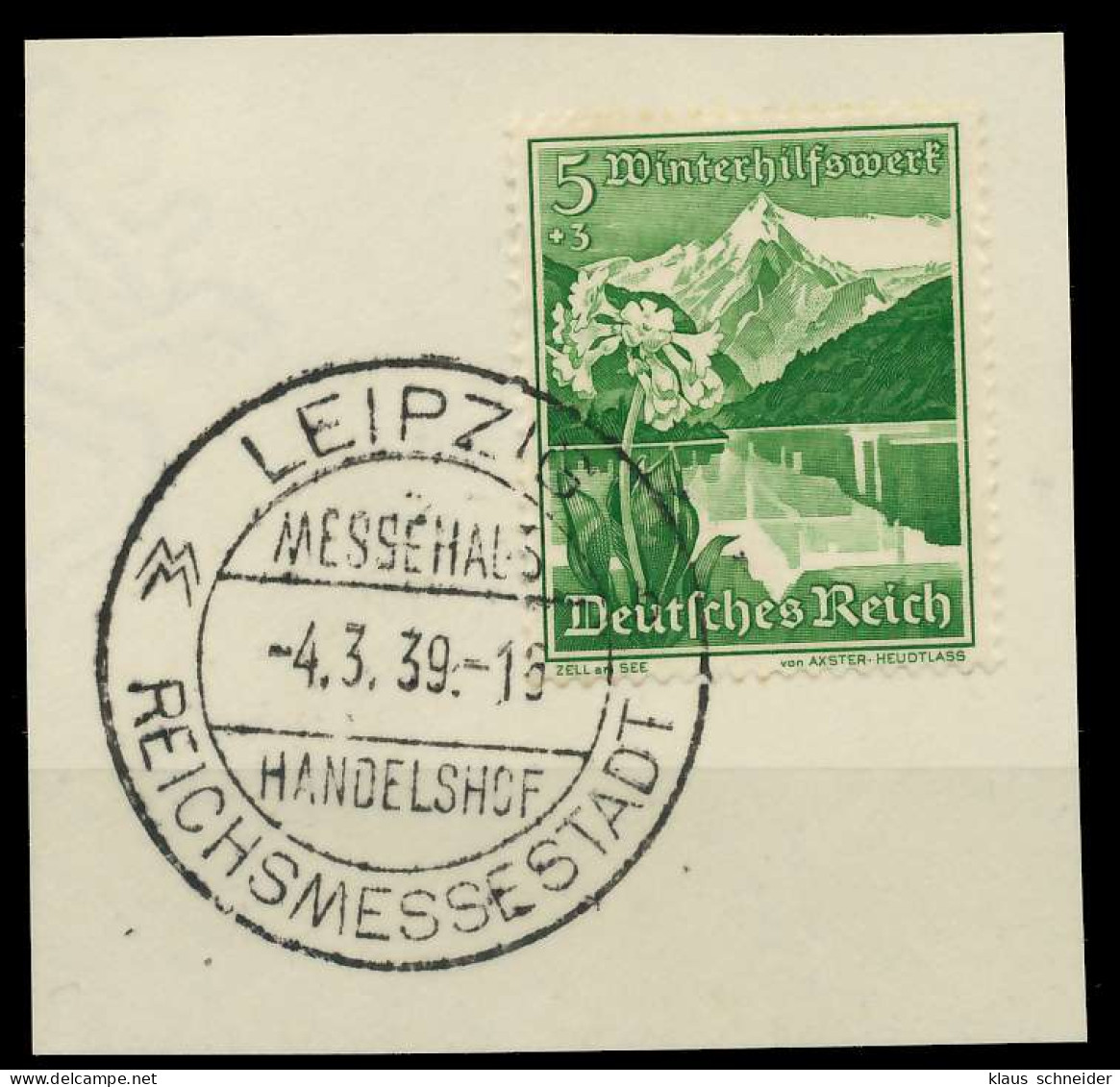 DEUTSCHES REICH 1938 Nr 677 Zentrisch Gestempelt Briefstück X8B02FA - Gebruikt