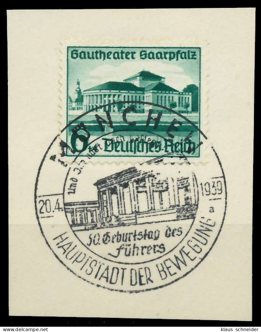 DEUTSCHES REICH 1938 Nr 673 Zentrisch Gestempelt Briefstück X8B03A6 - Oblitérés
