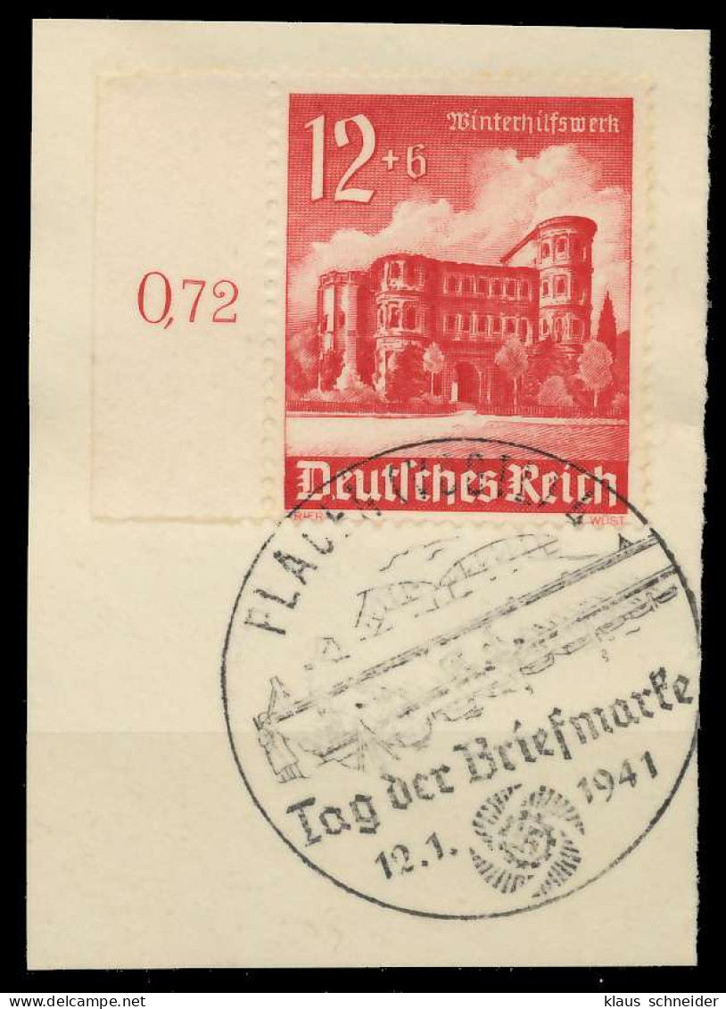 DEUTSCHES REICH 1940 Nr 756 Zentrisch Gestempelt Briefstück X8B03E6 - Gebruikt