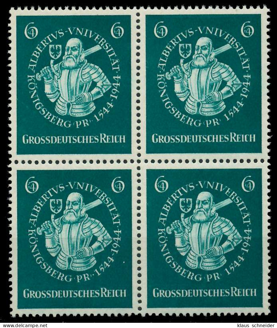 DEUTSCHES REICH 1944 Nr 896 Postfrisch VIERERBLOCK X8B05F2 - Unused Stamps