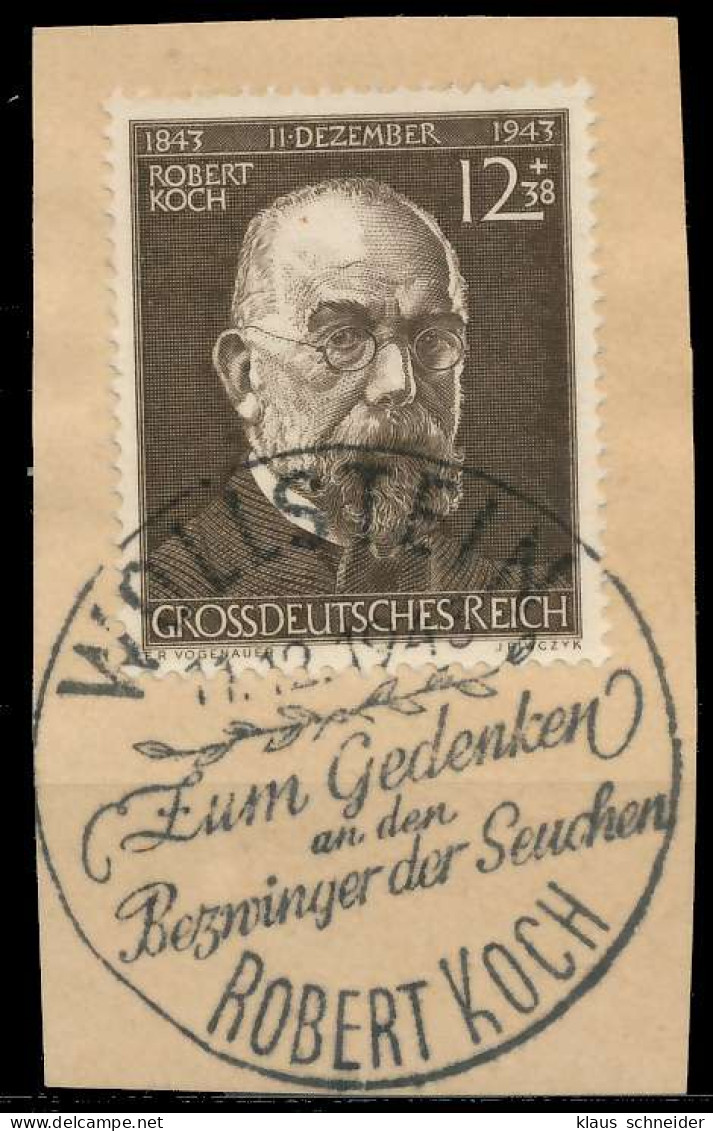 DEUTSCHES REICH 1944 Nr 864 Zentrisch Gestempelt Briefstück X8B51CA - Used Stamps