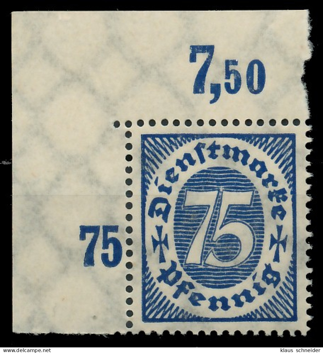 DEUTSCHES REICH DIENSTMARKEN 1920 21 Nr 69 Postfrisch E X8CCA26 - Dienstmarken