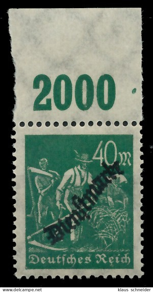 DEUTSCHES REICH DIENSTMARKEN 1923 Nr 77a POR Postfrisch X8CCA2E - Dienstzegels