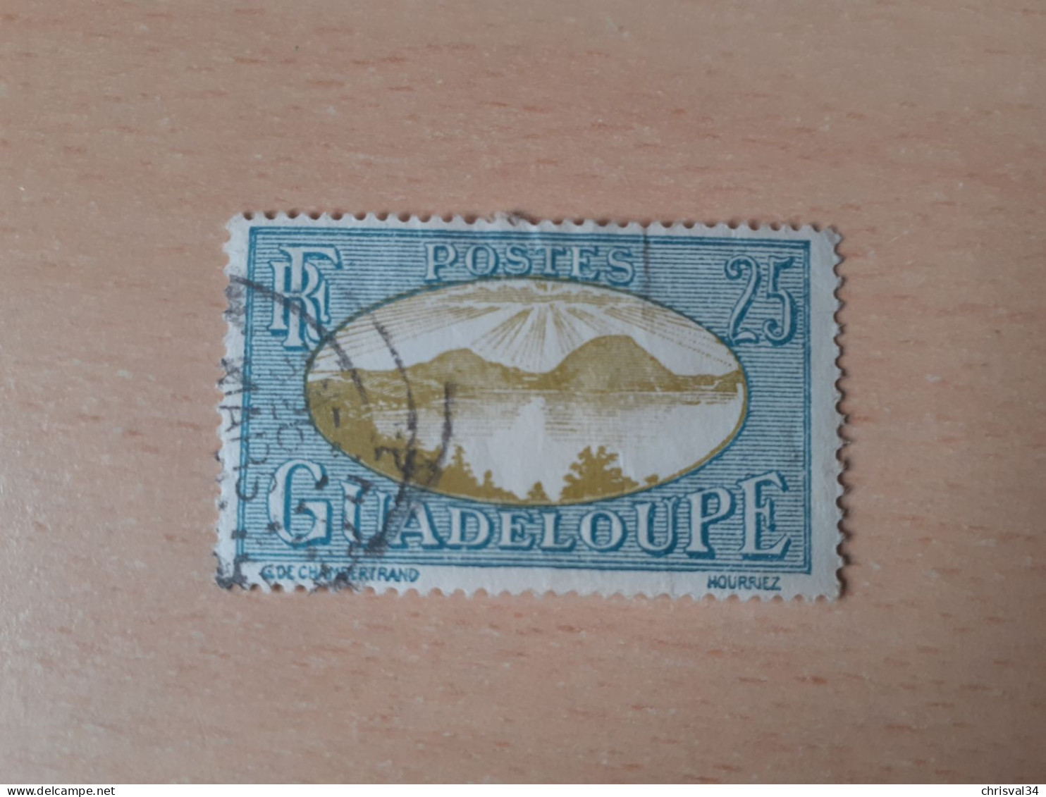TIMBRE   GUADELOUPE       N  106     COTE  1,00   EUROS  OBLITERE - Gebruikt