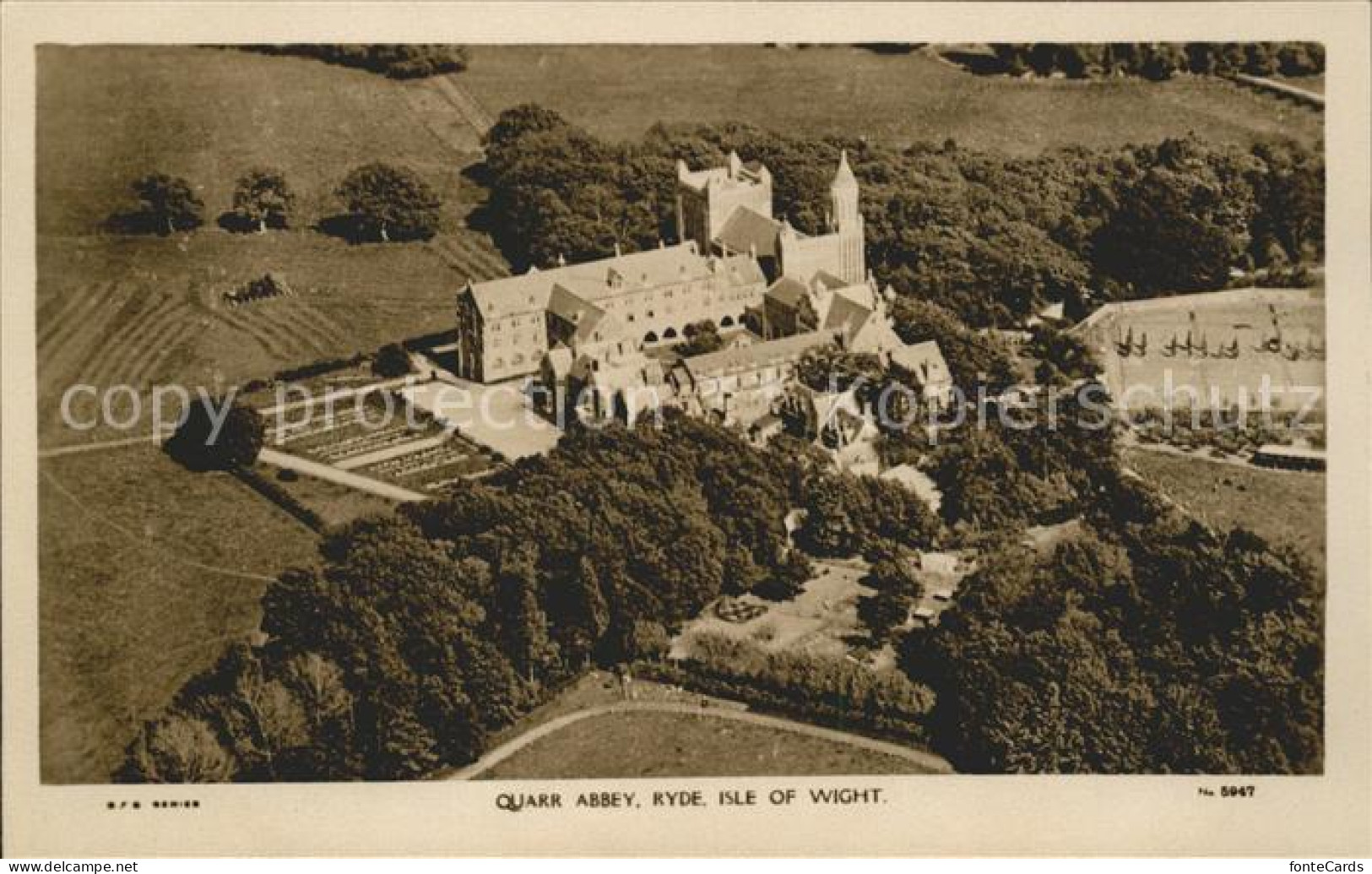11777547 Ryde Isle Of Wight Quarr Abbey Aerial View Isle Of Wight - Altri & Non Classificati