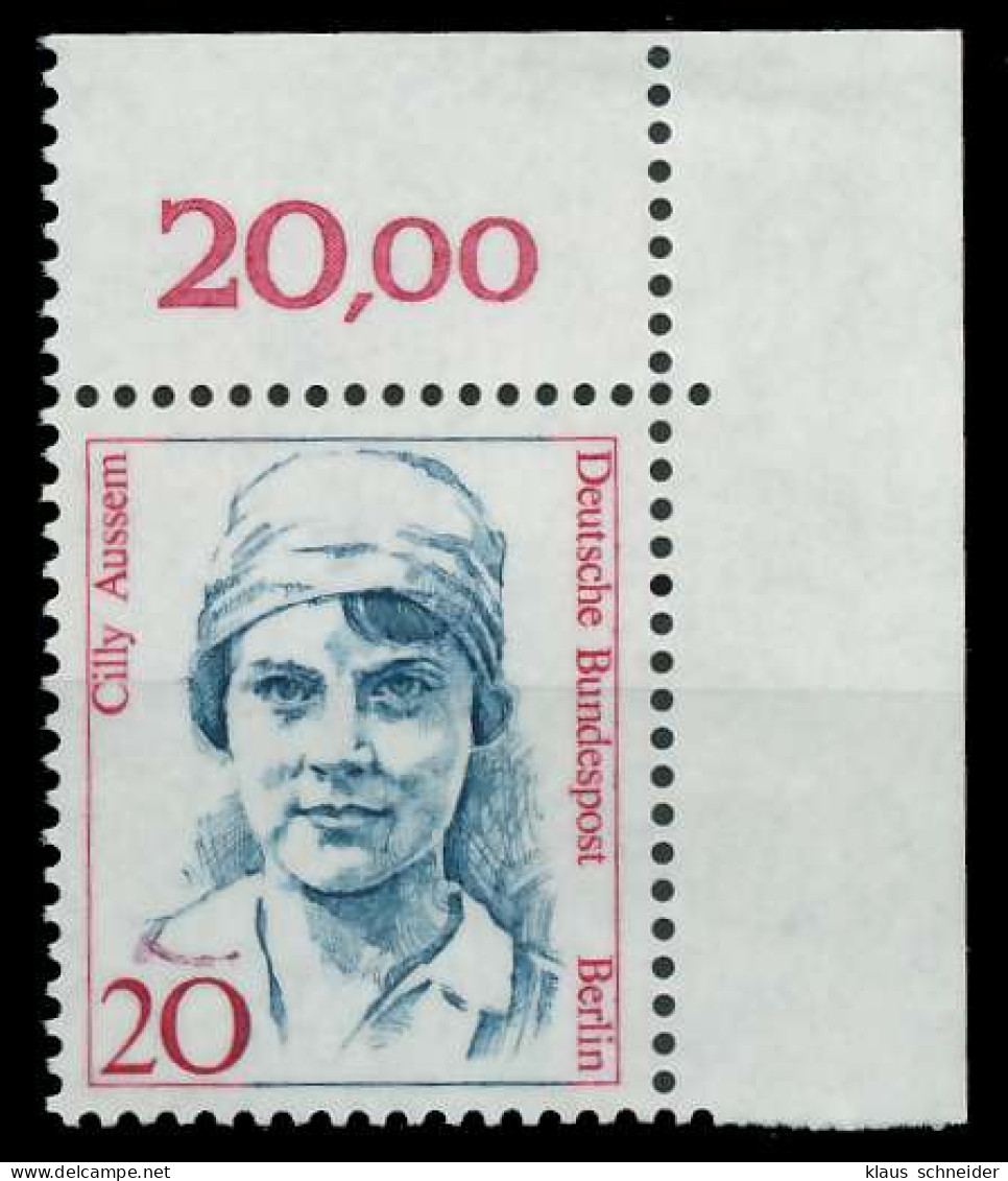 BERLIN DS FRAUEN Nr 811 Postfrisch ECKE-ORE X8D9ABA - Unused Stamps