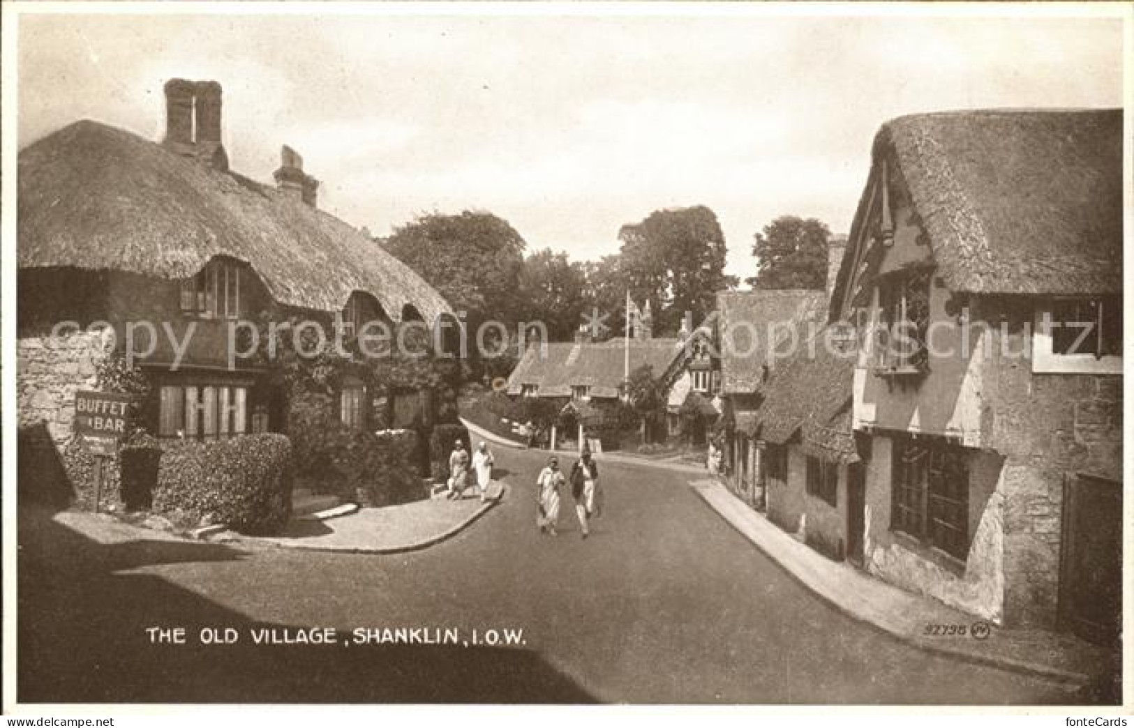 11777546 Shanklin The Old Village Valentine's Post Card Shanklin - Other & Unclassified