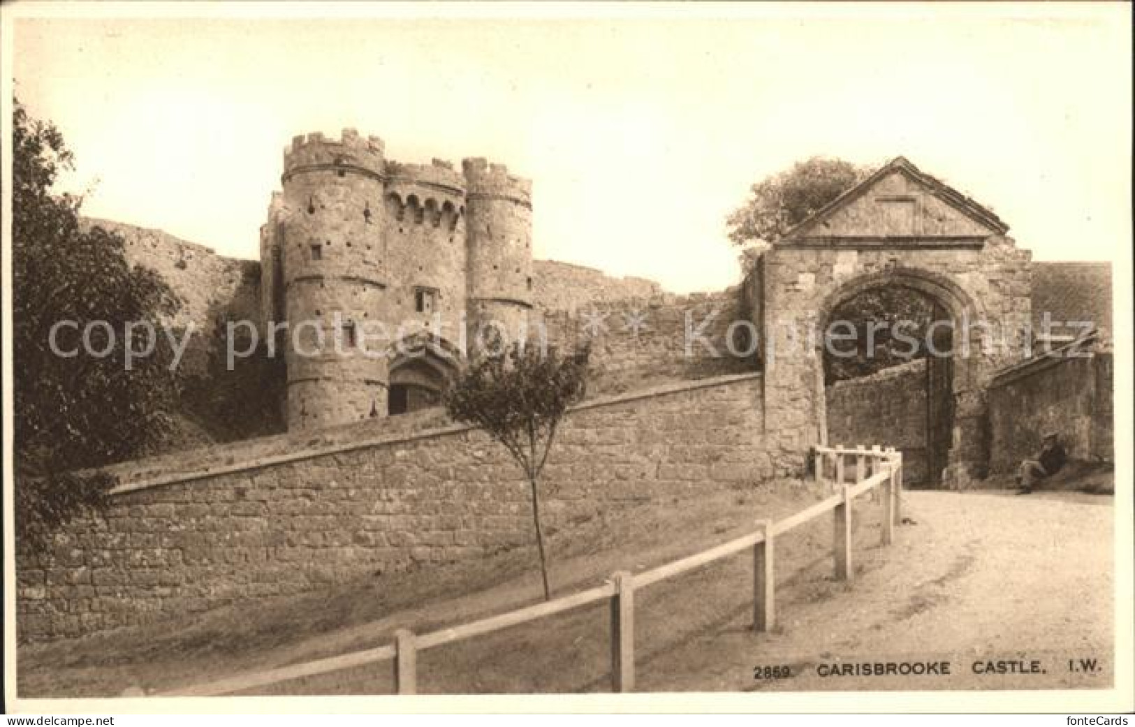 11777542 Carisbrooke Isle Of Wight Castle Salmon Series Isle Of Wight - Autres & Non Classés