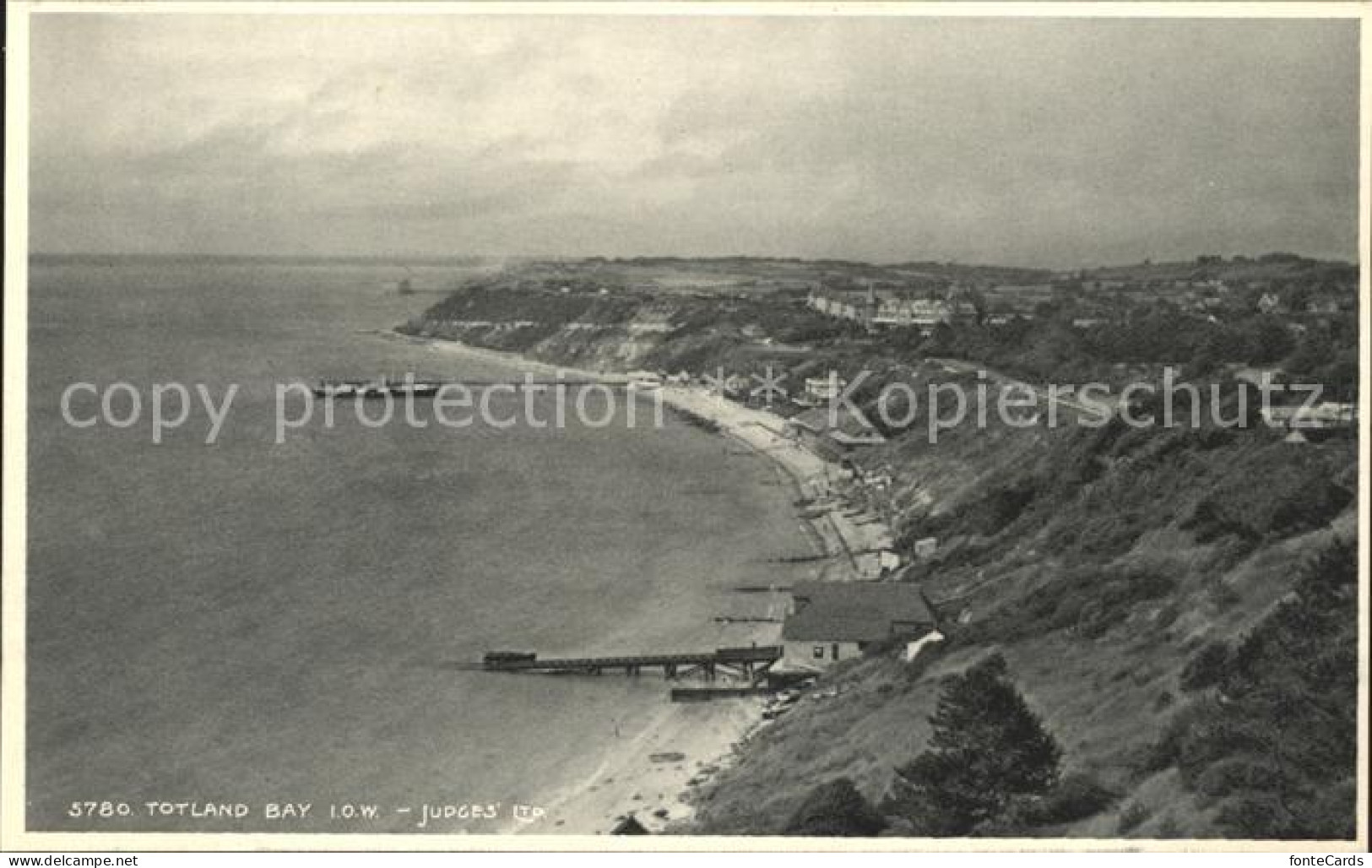 11777534 Totland Panoramic View Of The Bay Isle Of Wight - Sonstige & Ohne Zuordnung