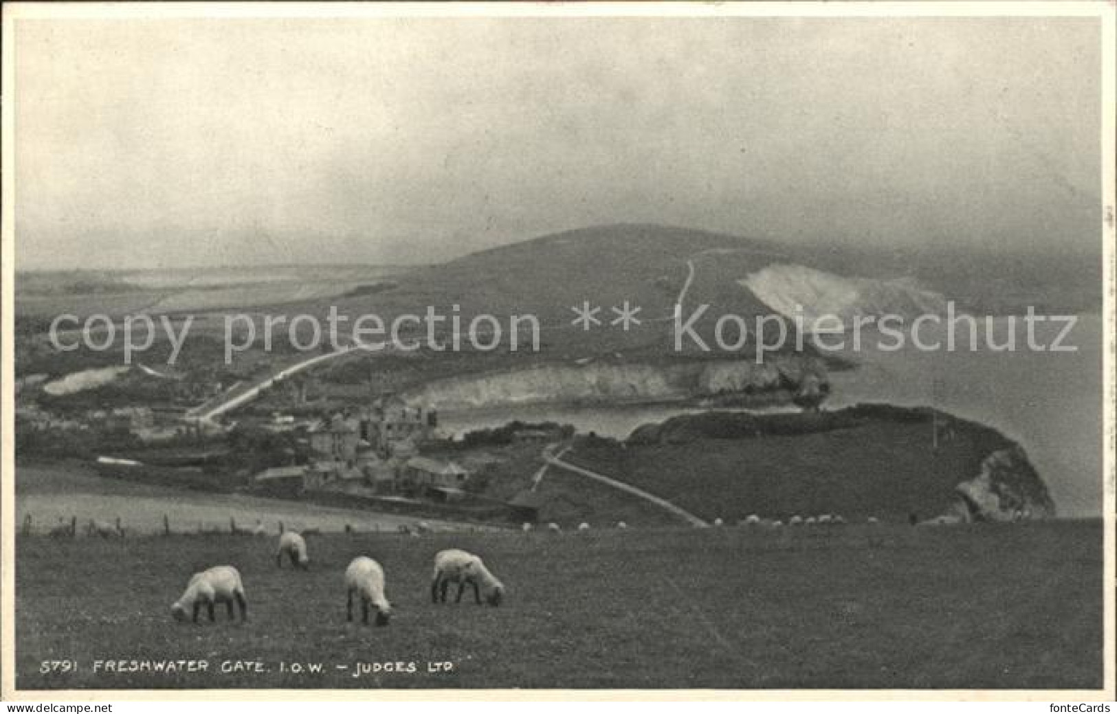 11777532 Freshwater Bay Panoramic View Sheeps Isle Of Wight - Sonstige & Ohne Zuordnung