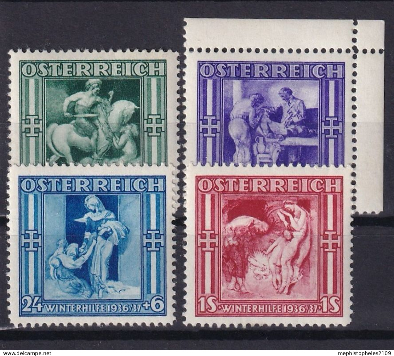 AUSTRIA 1936 - MLH - ANK 628-631 - Neufs