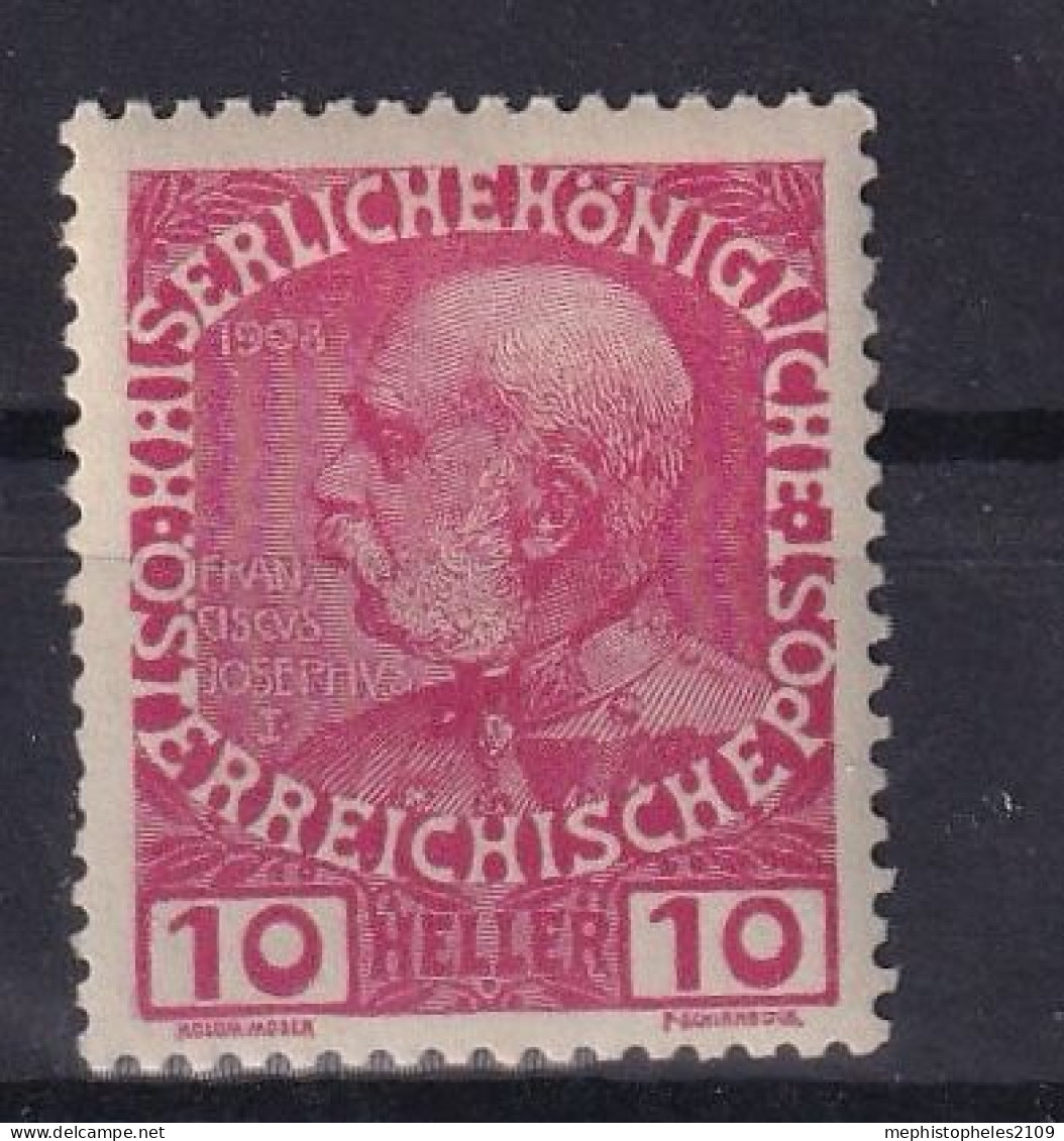 AUSTRIA 1908 - MLH - ANK 144 - Ongebruikt