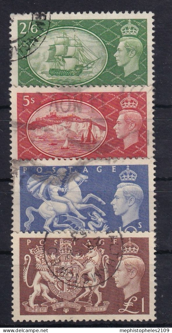GREAT BRITAIN 1951 - Canceled- Sc# 286-289 - Used Stamps