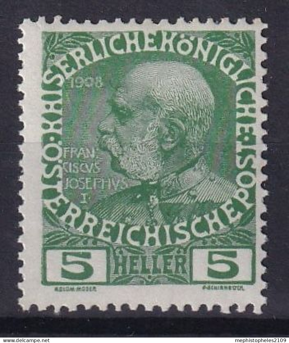 AUSTRIA 1908 - MNH - ANK 142 - Neufs