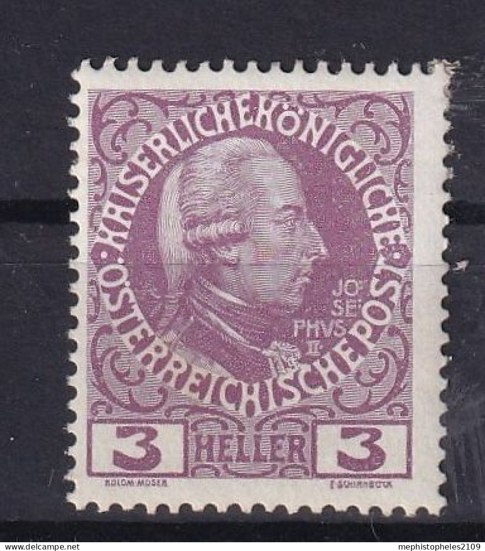AUSTRIA 1908 - MLH - ANK 141 - Unused Stamps