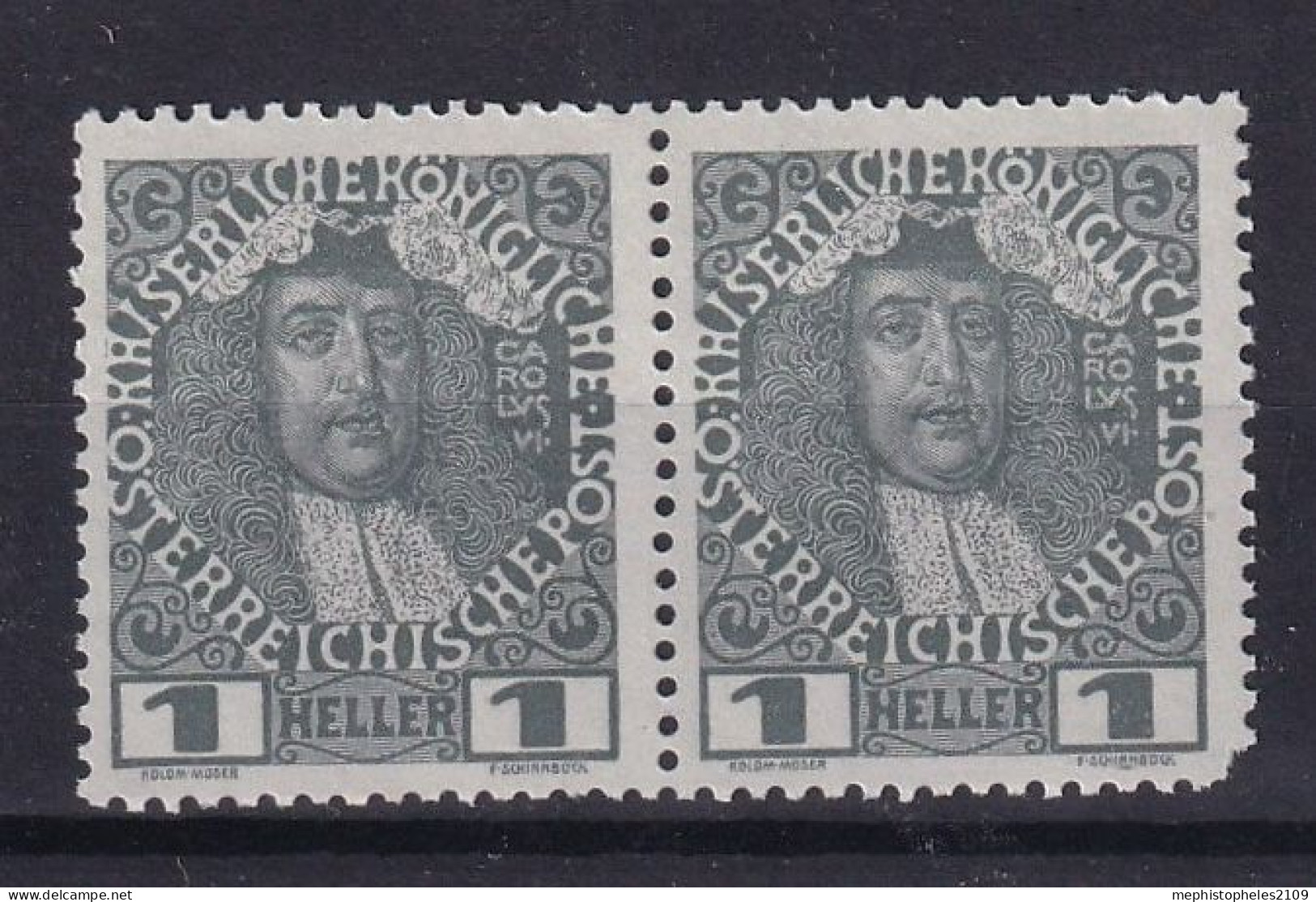 AUSTRIA 1908 - MNH - ANK 139 - Pair! - Unused Stamps