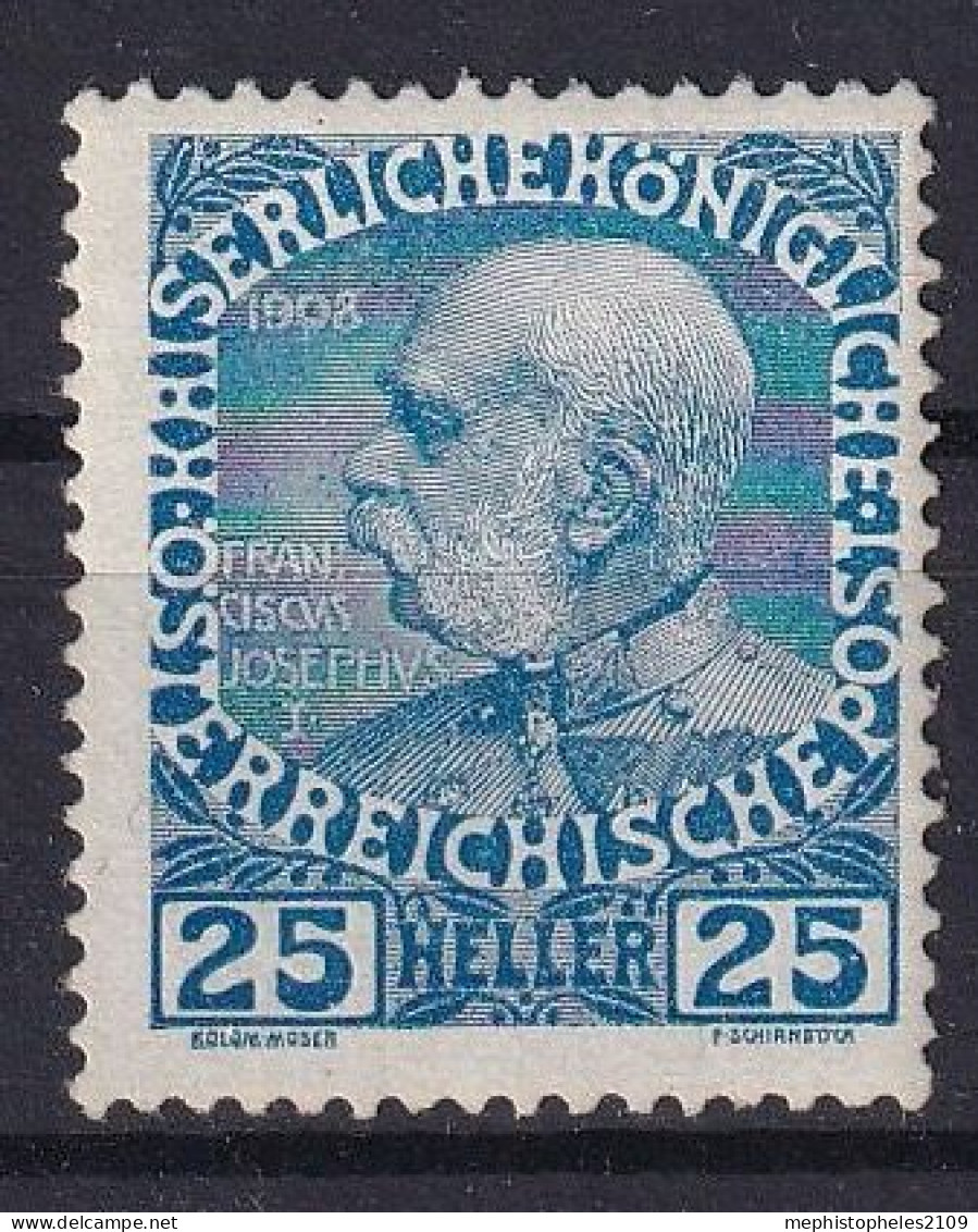 AUSTRIA 1908 - MNH - ANK 147 - Unused Stamps