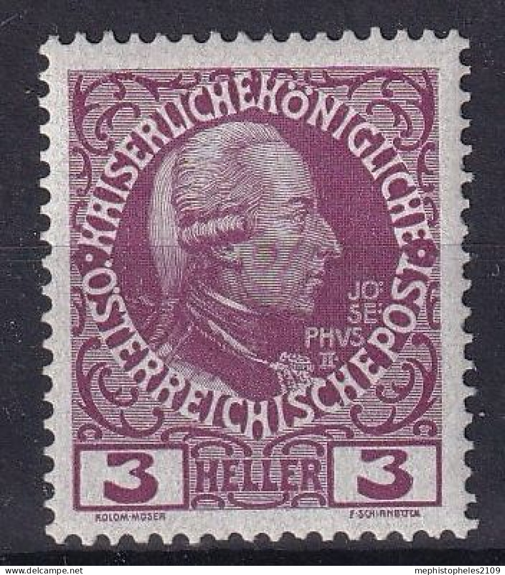 AUSTRIA 1908 - MNH - ANK 141 - Unused Stamps