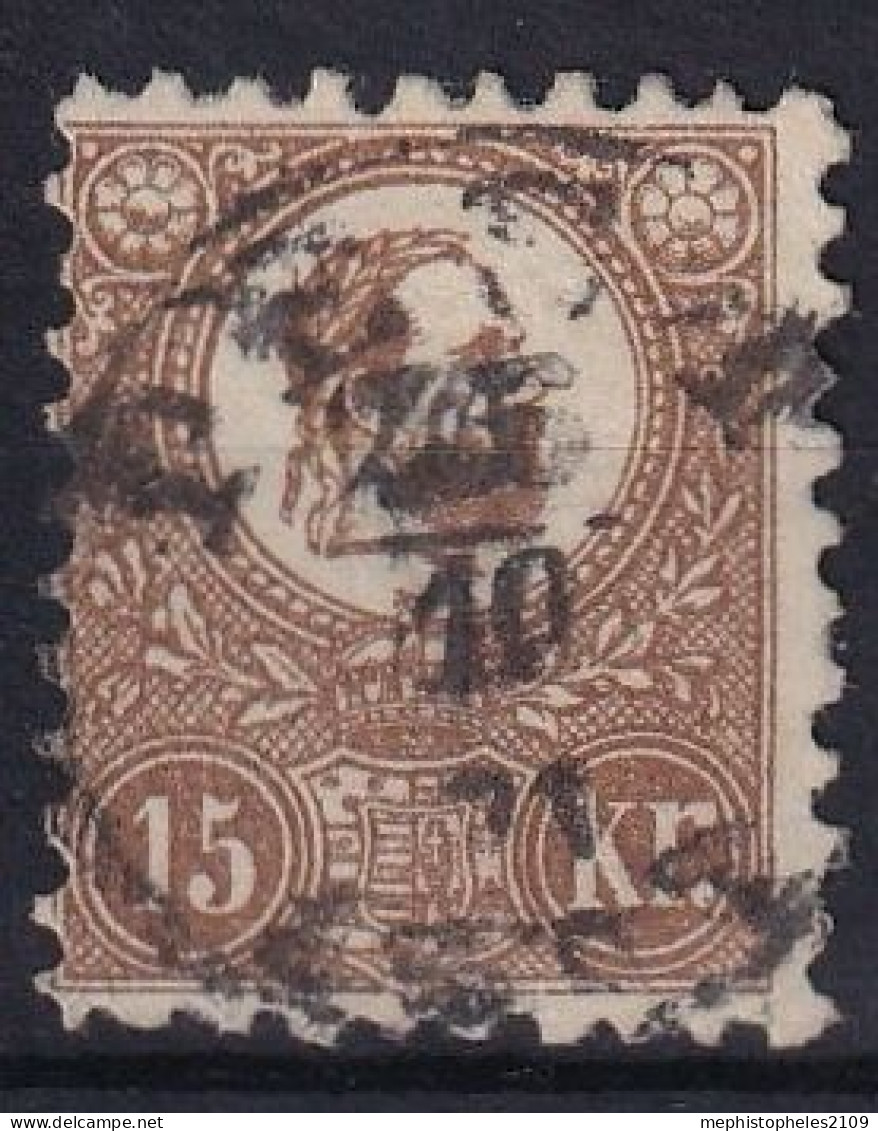 HUNGARY 1871 - Canceled - Sc# 5 - Gebruikt