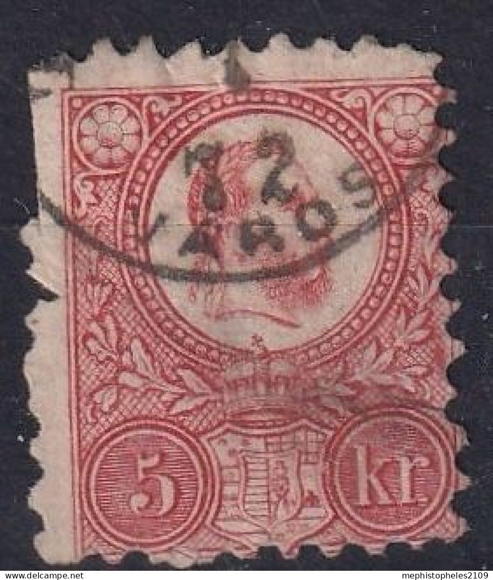 HUNGARY 1871 - Canceled - Sc# 9a - Used Stamps