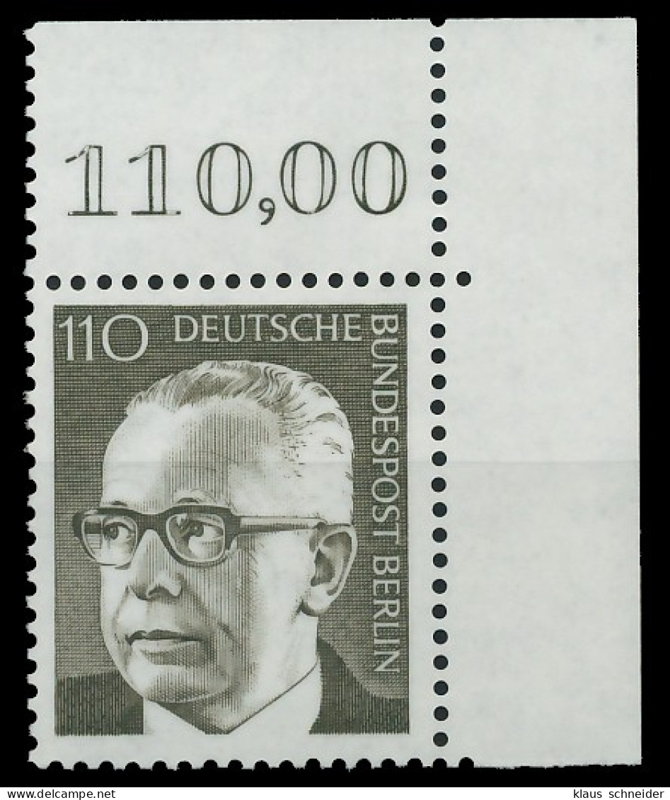 BERLIN DS HEINEM Nr 428 Postfrisch ECKE-ORE X8E84E6 - Unused Stamps
