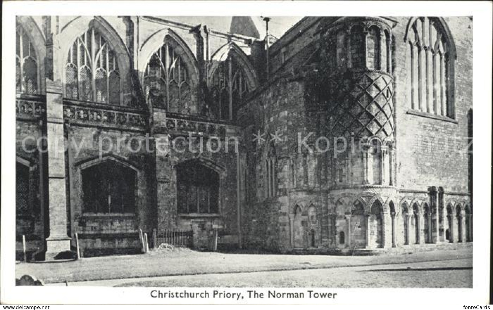 11777453 Christchurch Dorset Christchurch Priory Norman Tower Christchurch - Other & Unclassified