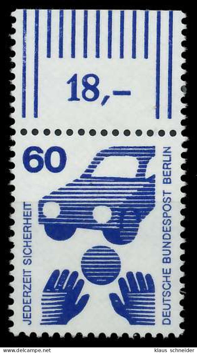 BERLIN DS UNFALLV Nr 409 Postfrisch ORA X8ED31A - Neufs