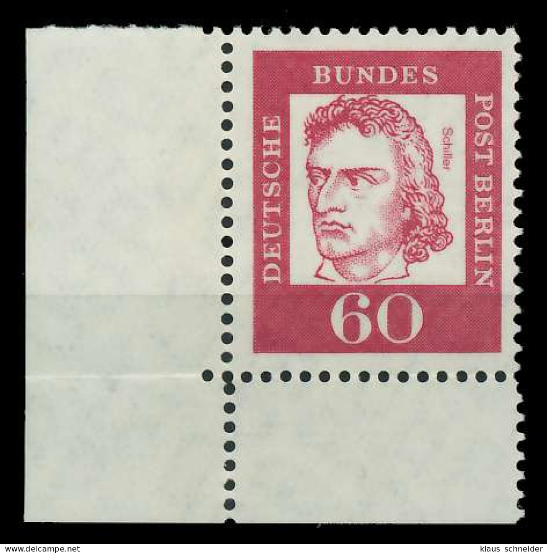 BERLIN DS BED. DEUT. Nr 209 Postfrisch ECKE-ULI X8ED40A - Unused Stamps