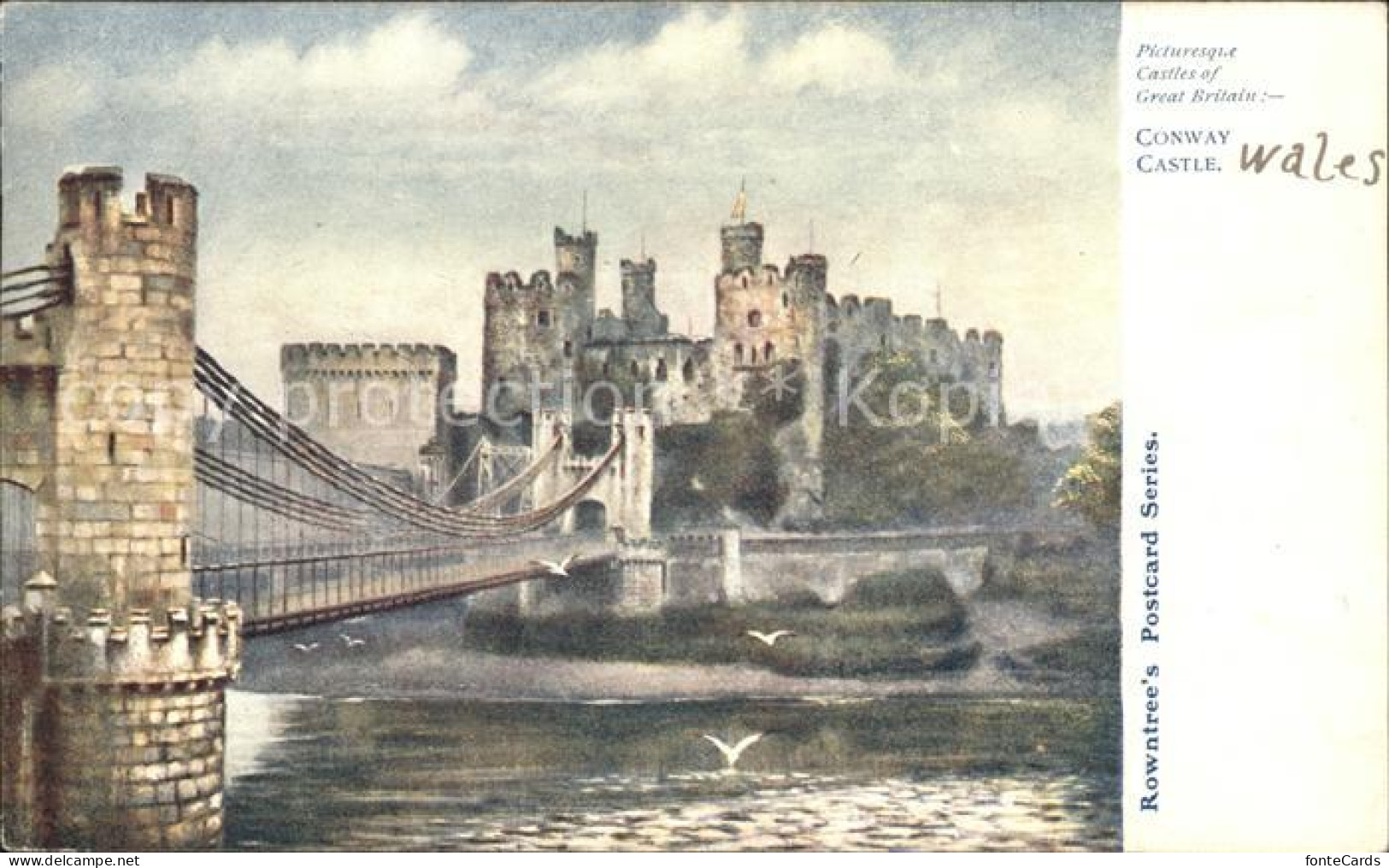 11777415 Conwy Conway Castle Bridge Conwy - Andere & Zonder Classificatie