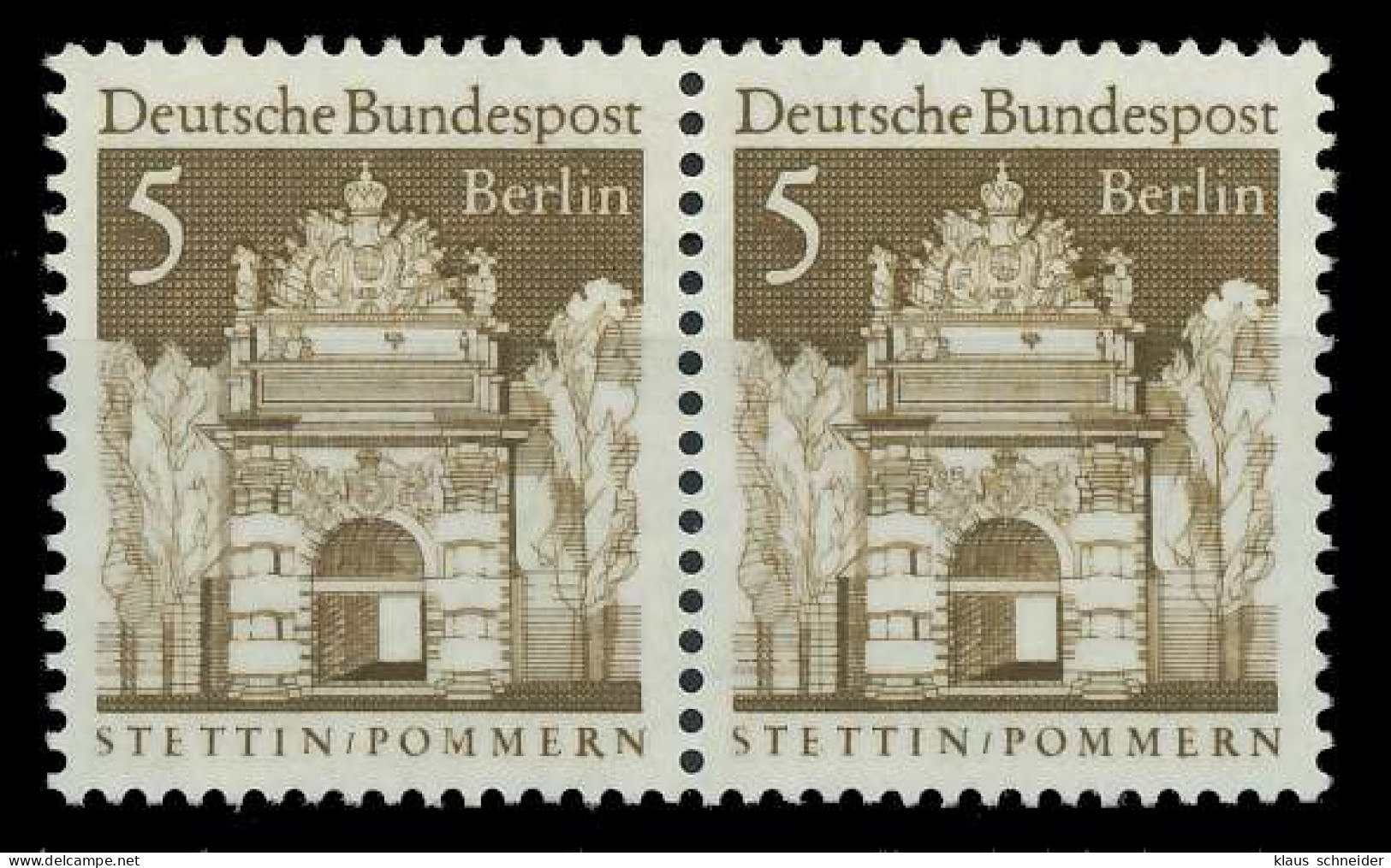 BERLIN DS D-BAUW. 2 Nr 270 Postfrisch WAAGR PAAR X8ED486 - Ungebraucht