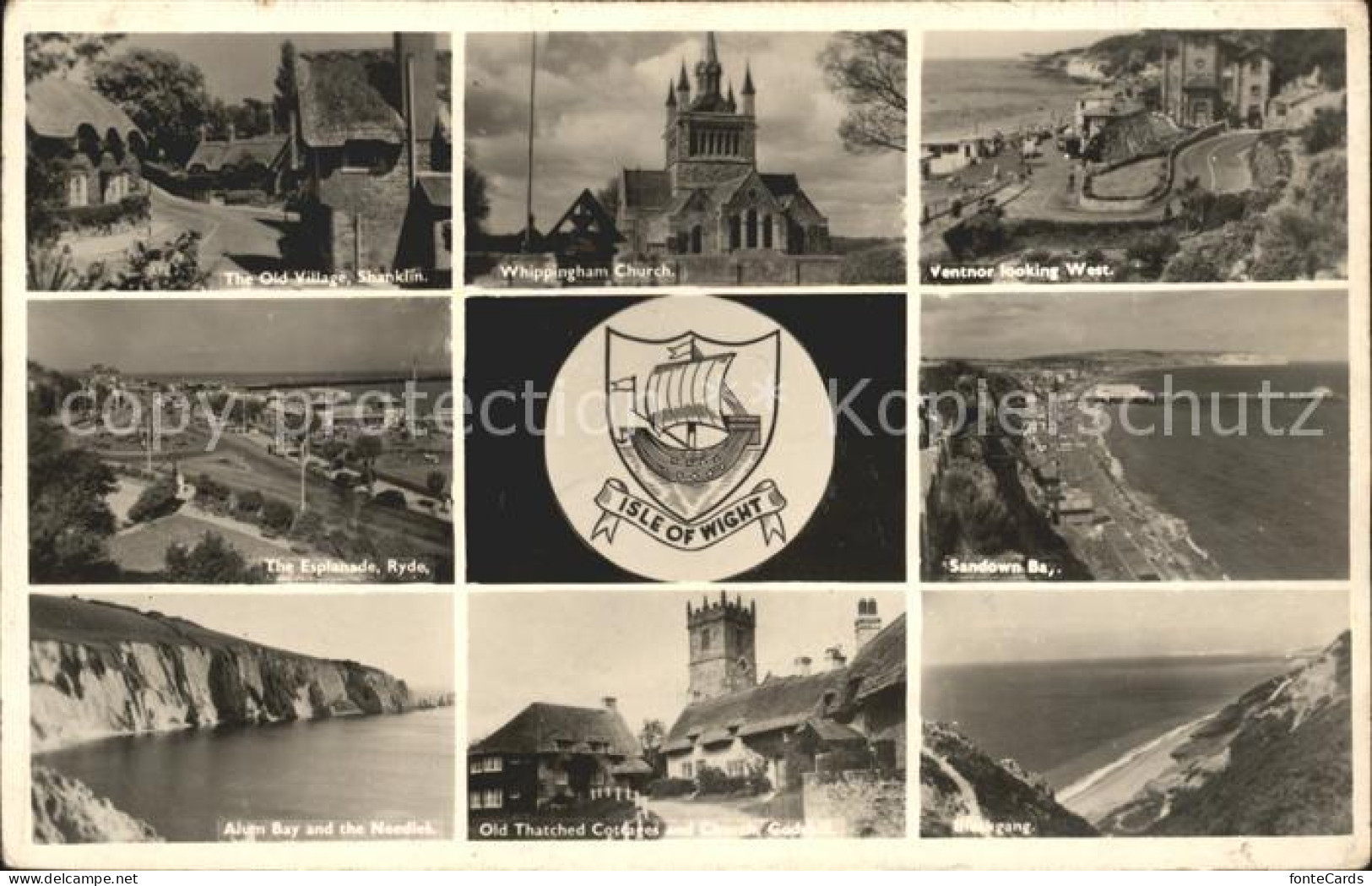 11777391 Isle Of Wight UK Old Village Shanklin Whippingham Church Ventnor Ryde E - Otros & Sin Clasificación