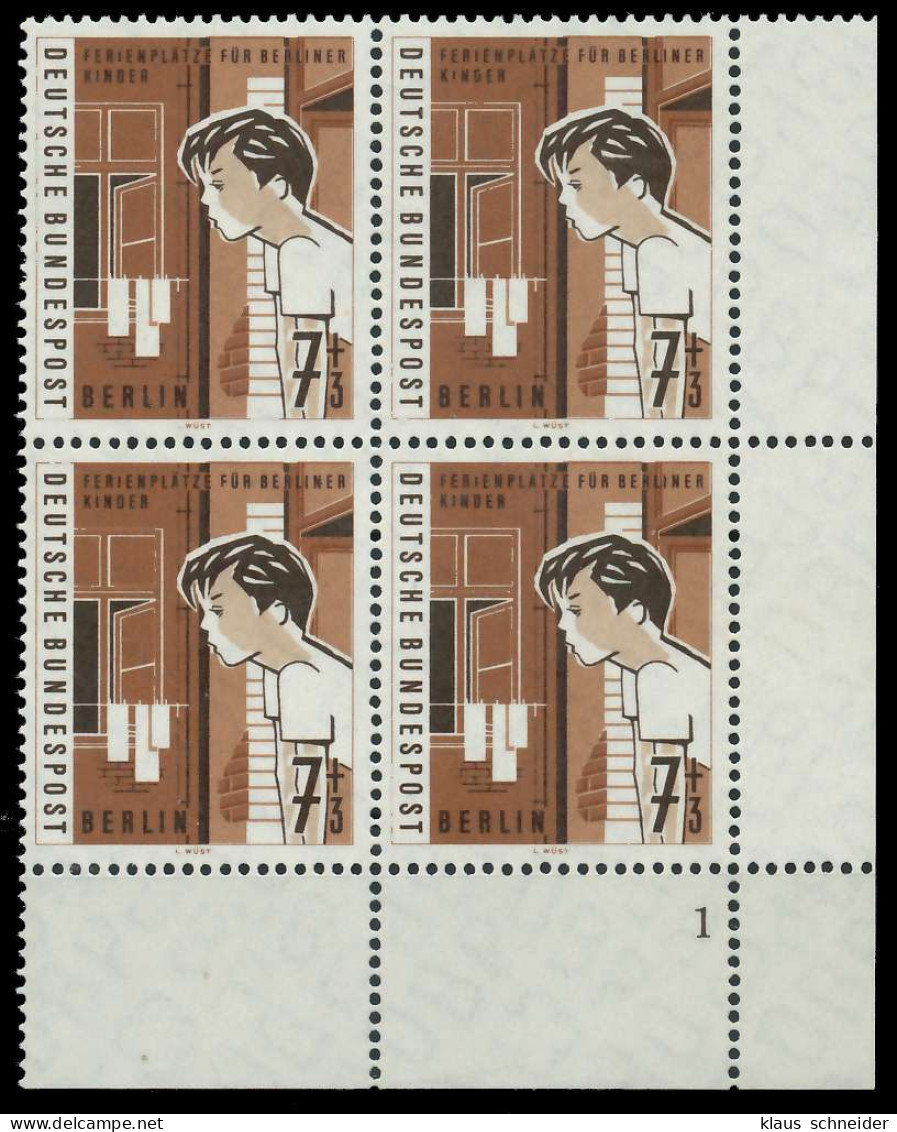 BERLIN 1960 Nr 193 Postfrisch VIERERBLOCK FORMNUMMER 1 X8ED7D6 - Nuovi