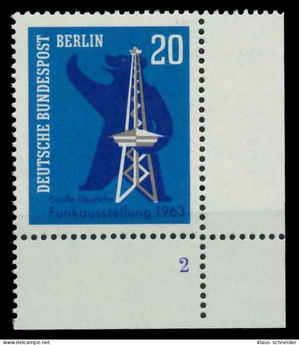 BERLIN 1963 Nr 232 Postfrisch FORMNUMMER 2 X8ED80A - Ungebraucht