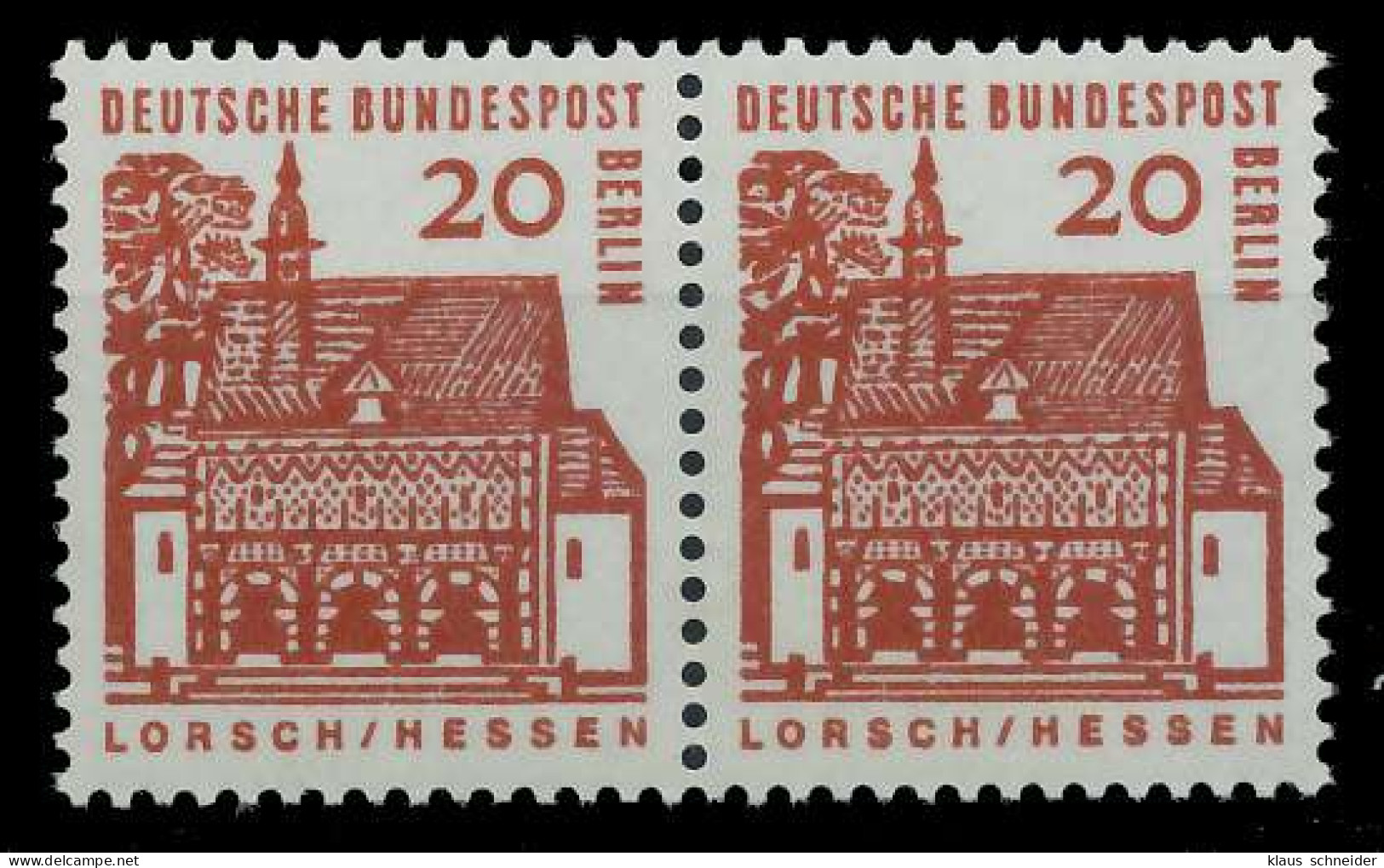 BERLIN DS D-BAUW. 1 Nr 244 Postfrisch WAAGR PAAR X8F14E6 - Unused Stamps