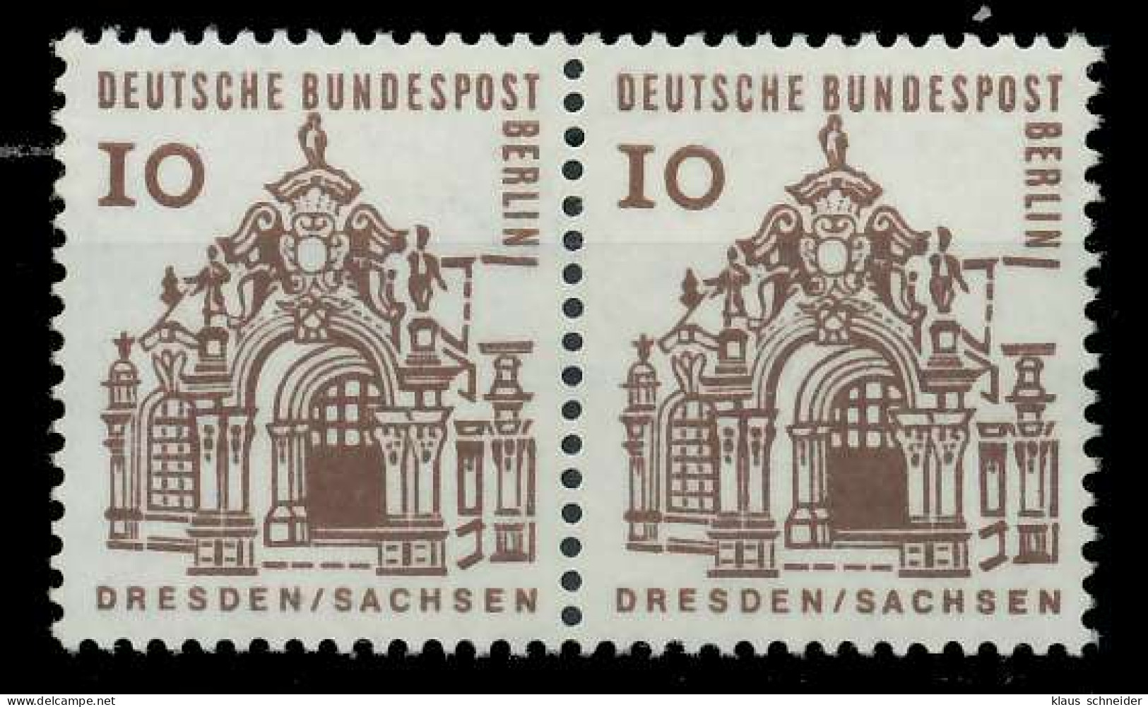 BERLIN DS D-BAUW. 1 Nr 242 Postfrisch WAAGR PAAR X8F14F2 - Unused Stamps