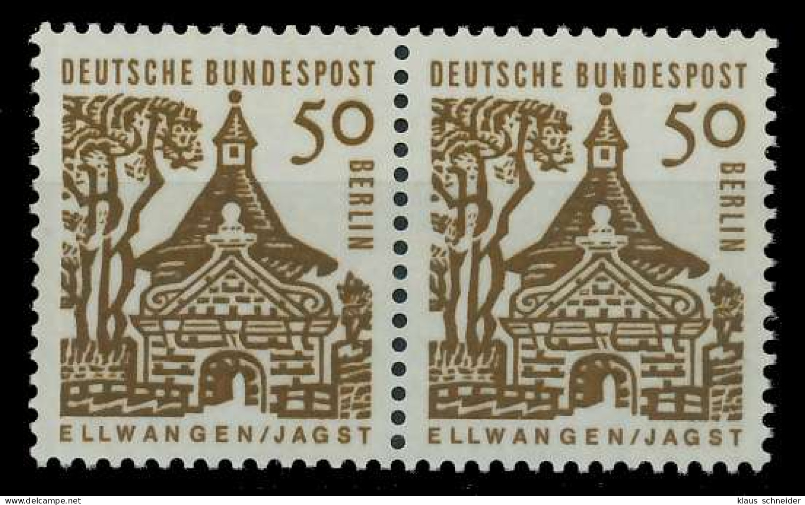 BERLIN DS D-BAUW. 1 Nr 246 Postfrisch WAAGR PAAR X8F150A - Unused Stamps