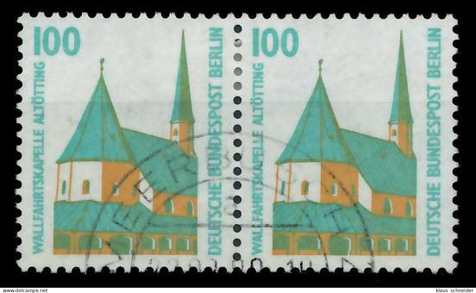 BERLIN DS SEHENSWÜRDIGKEITEN Nr 834 Gestempelt WAAGR PAA X8F1566 - Used Stamps