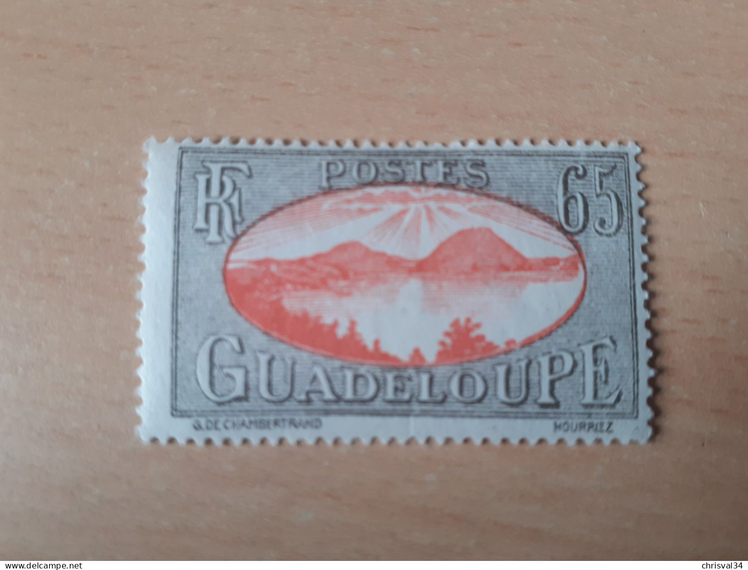 TIMBRE   GUADELOUPE       N  111     COTE  0,75   EUROS  NEUF  TRACE  CHARNIERE - Nuovi